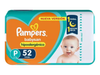 Pampers Babysan P x 52 pañales