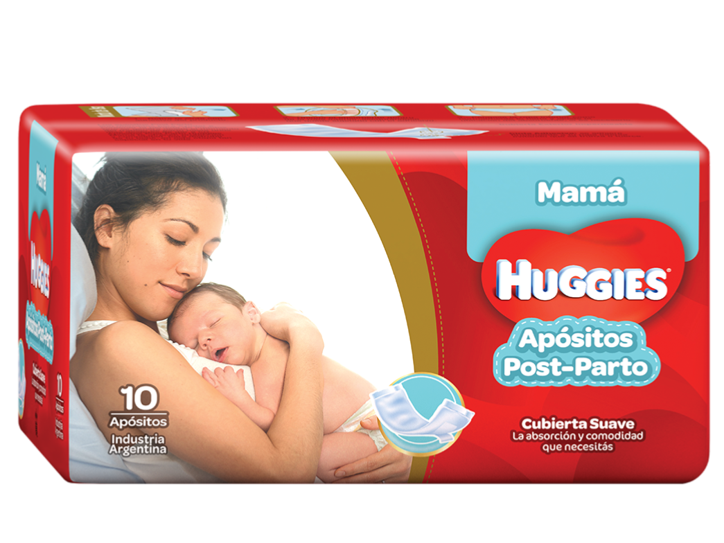 Apositos post parto Huggies x 10 U