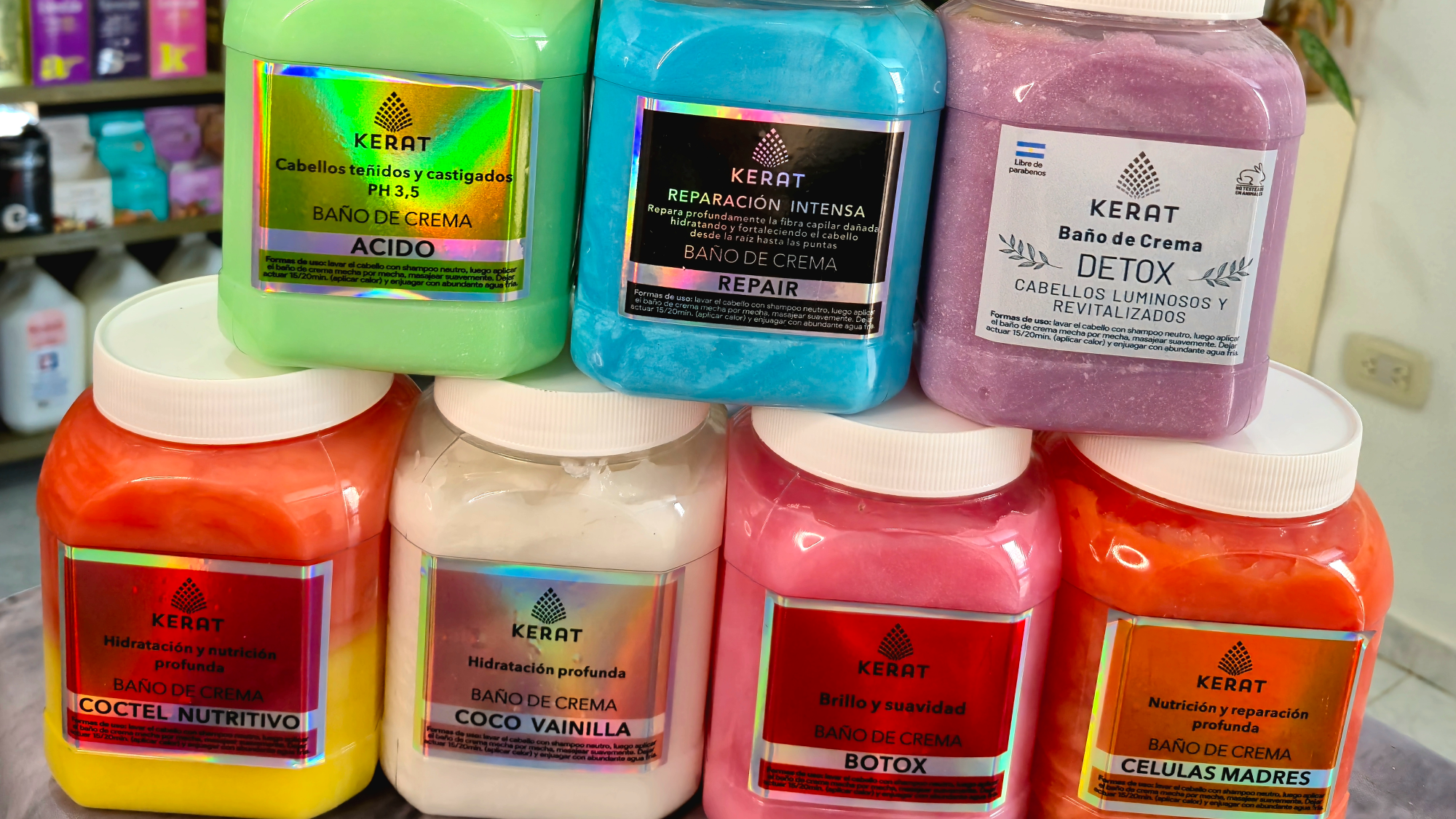 BAÑOS DE CREMAS - MÁSCARAS