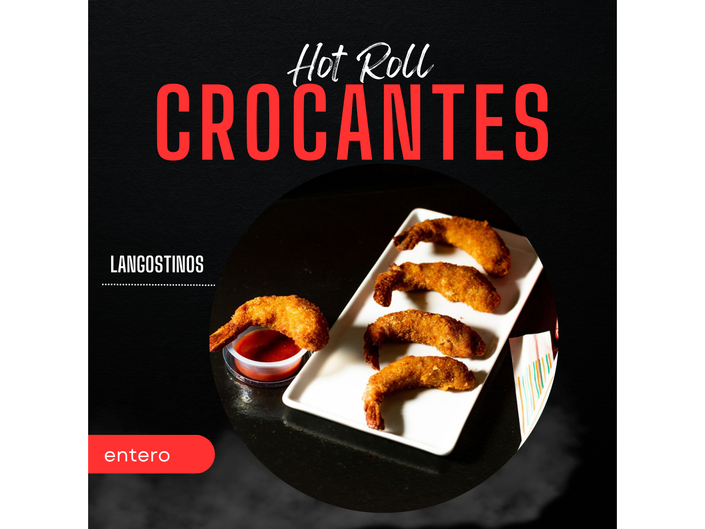 5 Langostinos Crocantes