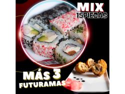 15 Mix + 3 Futuramas