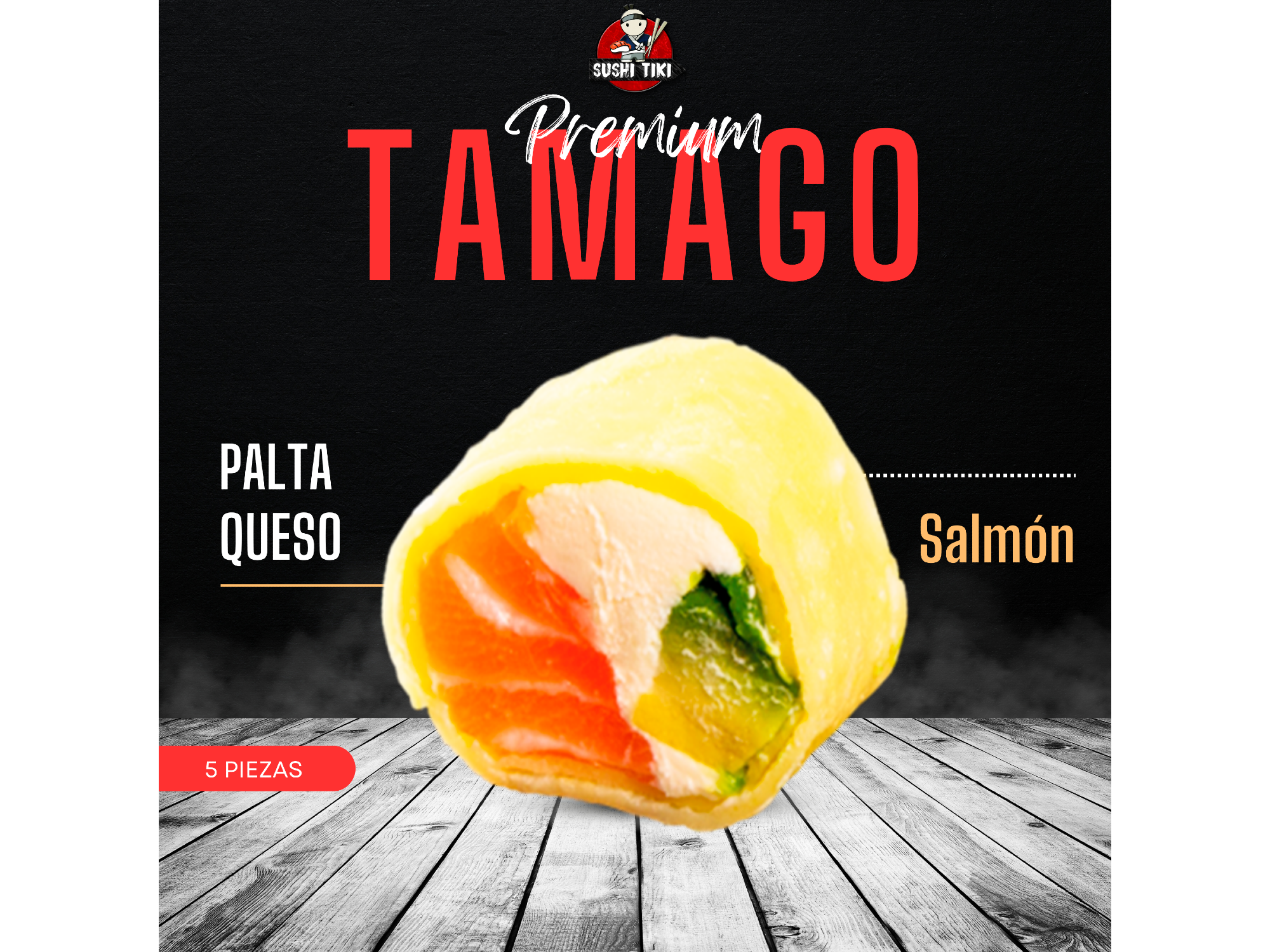 5 Tamago Salmón