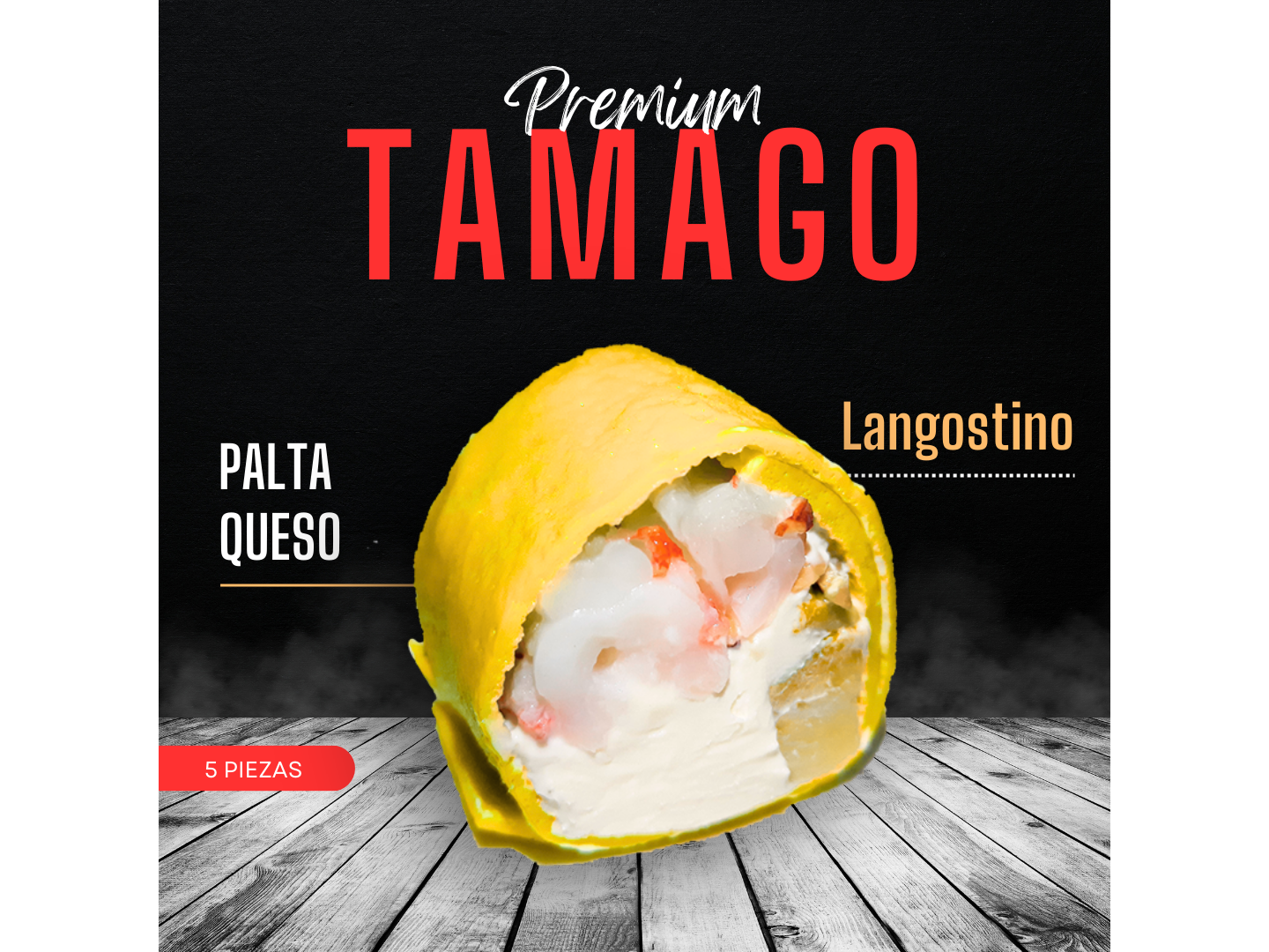 5 Tamago Langostino