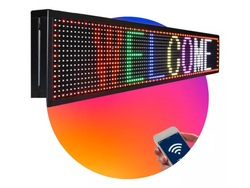 Cartel Led Programable Rgb Real Full Color Pasante Wi Fi