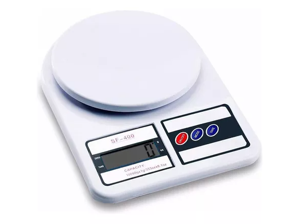 Balanza Digital 10kg Multiuso Presición Portatil Tara Hogar Capacidad máxima 10 kg Color Blanco