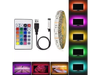 Tira Luces Led 5050 Rgb x 3 mts Kit Completo,control Y Fuente