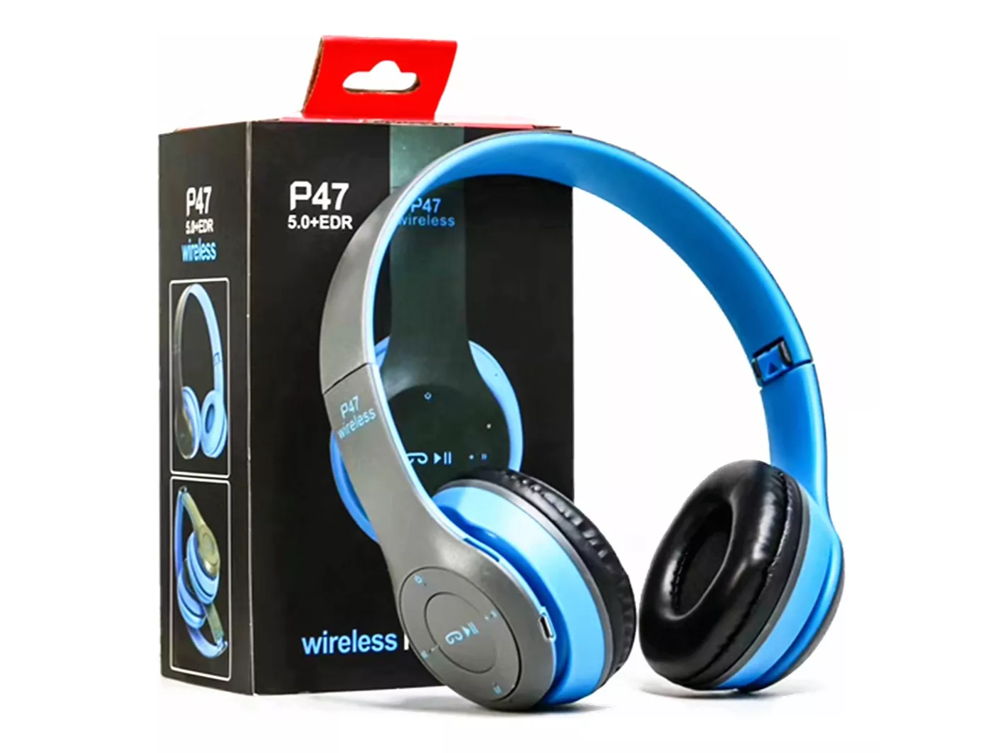 Auricular Bluetooth Vincha Plegables Recargable Wireless P47 de Gonmo