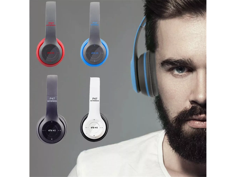 Gonmo | Auricular Bluetooth Vincha Plegables Recargable Wireless P47