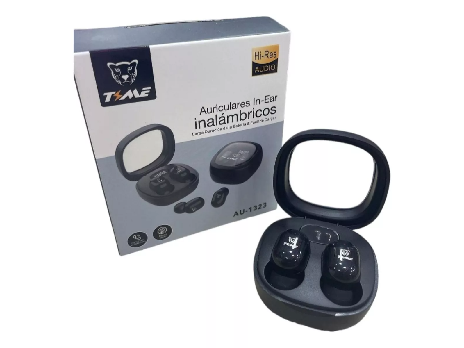 Auriculares TIME Inalambricos Bluetooth 5.0 In-ear Carga Usb C de Gonmo