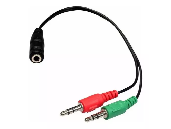 Cable Adaptador 1 Hembras A 2 Macho Jack 3.5mm Pc Divisor