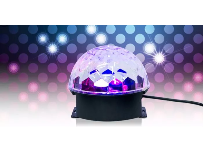 Bola Led Luz Audioritmica Efectos Media Esfera Luz Rgb Lp41