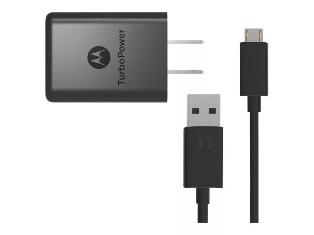 Cargador Motorola Turbopower 18w Usb-a Microusb Cable