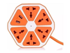 Prolongador Enchufes 4 Toma Corrientes 4 Usb Hexagono 1.8mts