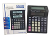 Calculadora Doble Pantalla Y Teclas Gigantes 12 Digitos Color Negro