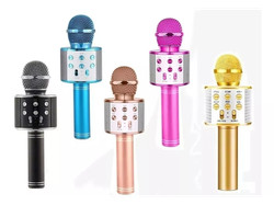 Micrófono Karaoke Niños 5w Bluetooth Efectos De Voz Parlante