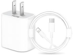 Cargador Carga Rápida para iPhone 35 W - Cargador Tipo C con 1.5M Cable Compatible con iPhone 14/13/12/11/X/iPad