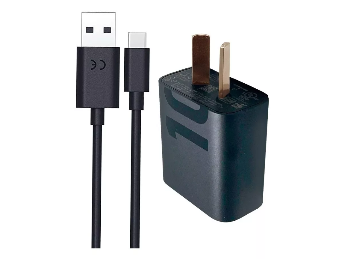 Cargador Motorola 10w + Cable Usb A Tipo C 100% Original