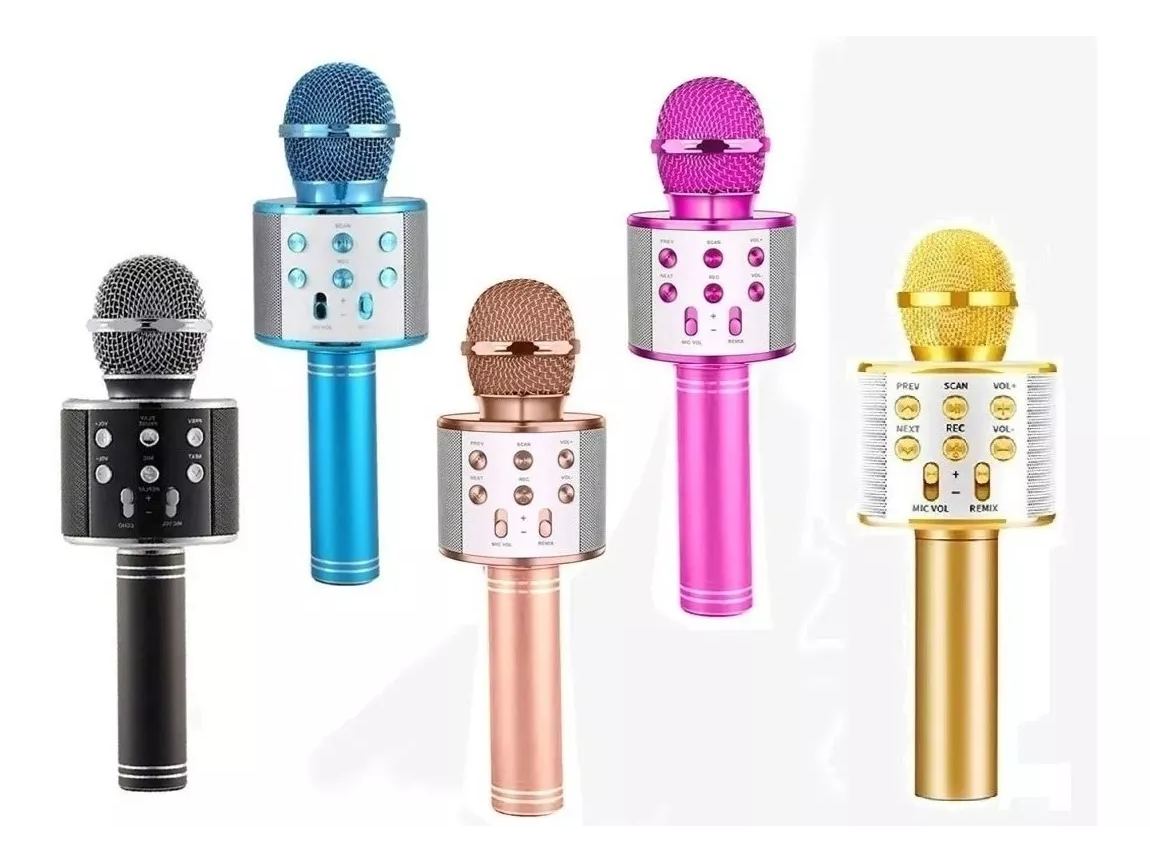 Micrófono Karaoke Niños 5w Bluetooth Efectos De Voz Parlante (Copia)