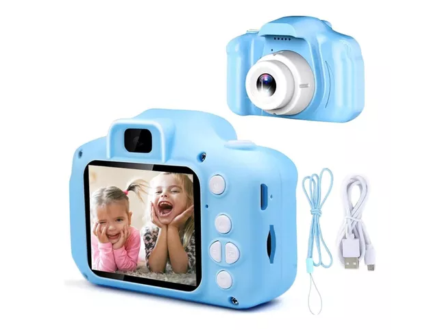 Mini Camara Digital De Fotos Recargable Con Juegos P/niños