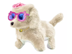 Perrito Perro Peluche A Pila Ladra Y Camina Con Luz Y Sonido