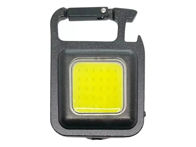 Linterna Led Recargable Usb Potente Iman Llavero Destapador Color De La Luz Fría (Copia)