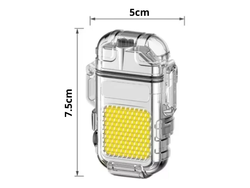 Linterna Con Encendedor Plasma Recargable (Copia)