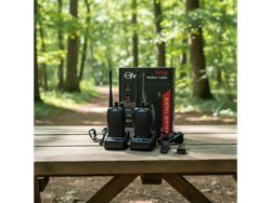 Walkie-talkie Om 777s - 2 Radios, Comunicación Clara Negro Uhf (Copia)
