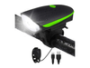 Luz LED Recargable para Bicicleta con Bocina