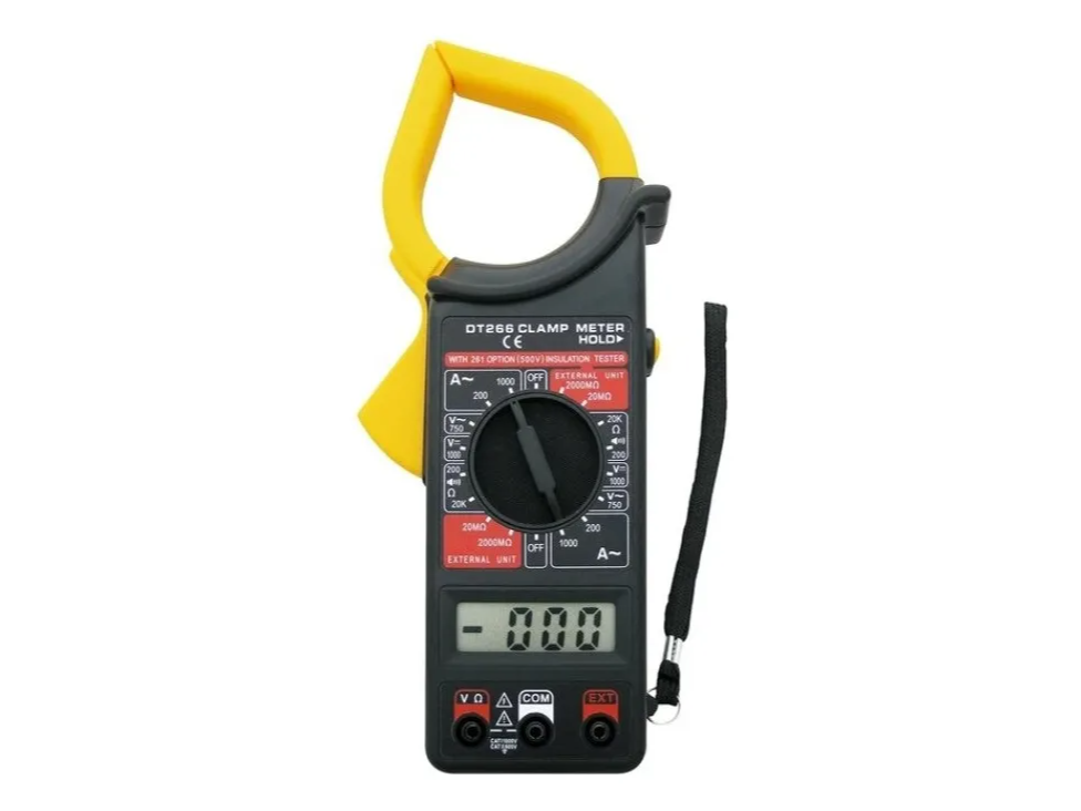 Tester Digital Clamp Meter 500v A Batería Dt266 Portátil
