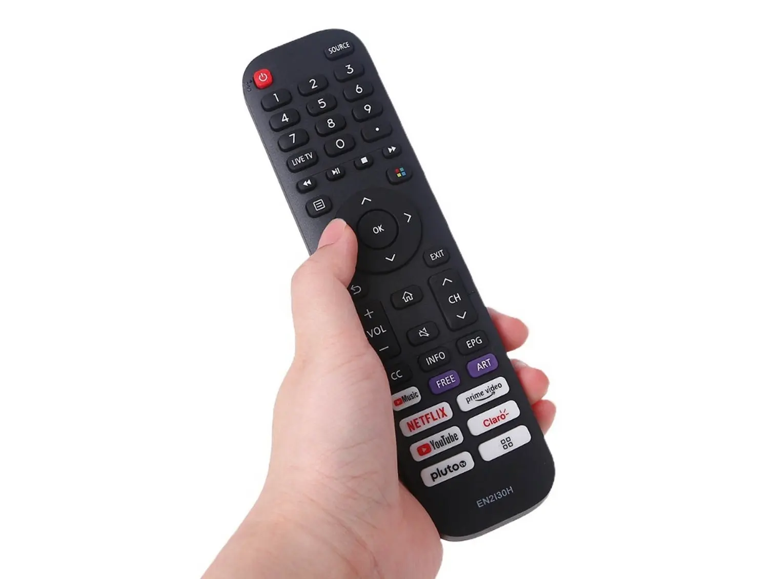 Control Remoto En2130 Para Smart Philco Tedge Hisense Sansei