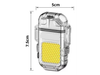 Linterna Con Encendedor Plasma Recargable