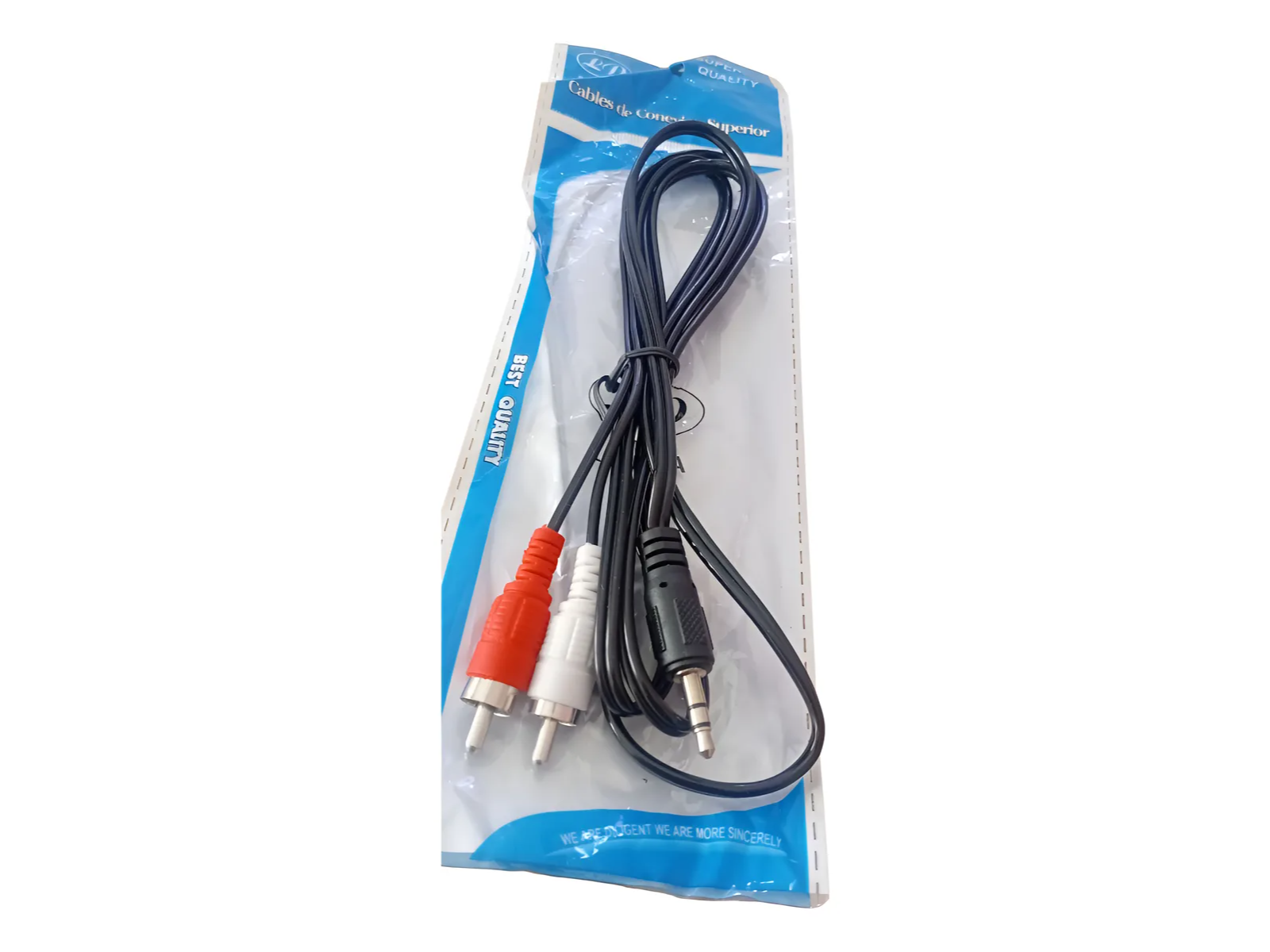 Cable De Audio Auxiliar Mini Plug 3.5mm A 2 Rca