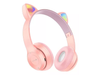 Auricular Headphones Bt Cat Rosa Soy Gamer Luz RGB Wireless headphone P47M