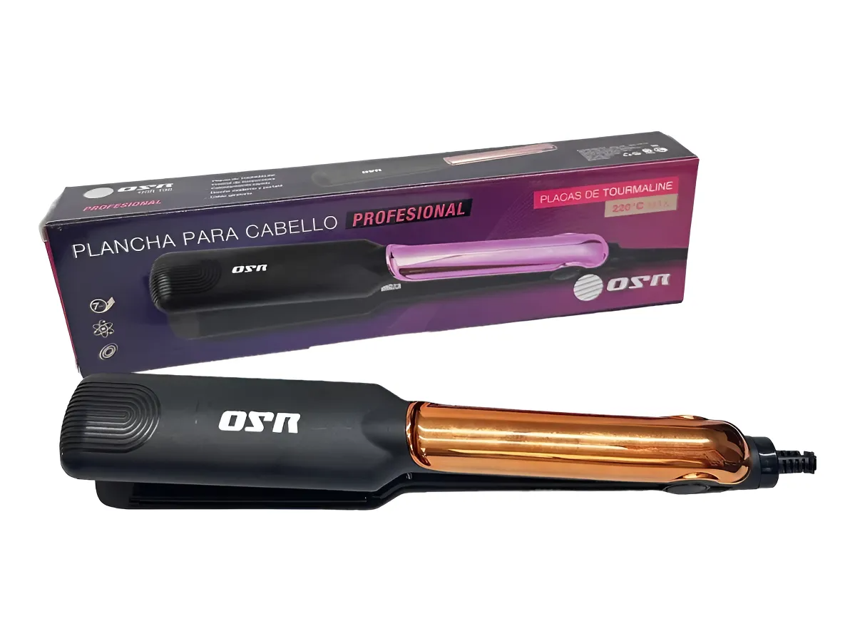 Plancha Para Pelo Profesional Placas De Tourmaline