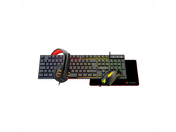 Combo Gamer 4 En 1 Auriculares Mouse Mousepad Teclado Led Mouse Negro Teclado NegroCon este kit de teclado y mouse Netmak vas a poder llevar tus partidas a otro nivel. Destinado a un público gamer, potenciá tu performance en distintos juegos. Con este combo, podrás darle un uso intensivo a estos dispositivos y disfrutar de interminables horas de diversión. Sensor de alta precisión El mouse del combo posee un sensor óptico de alta precisión, el cual te permitirá redirigir el cursor de una manera más exacta y sensible que el resto de los sistemas tradicionales.