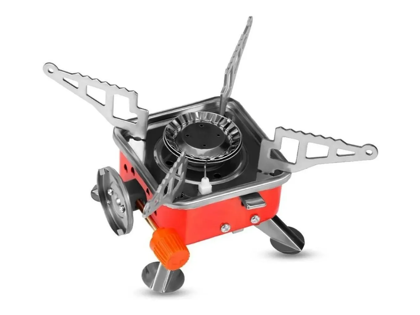 Montoya Anafe Camping 11x9cm plata y rojo