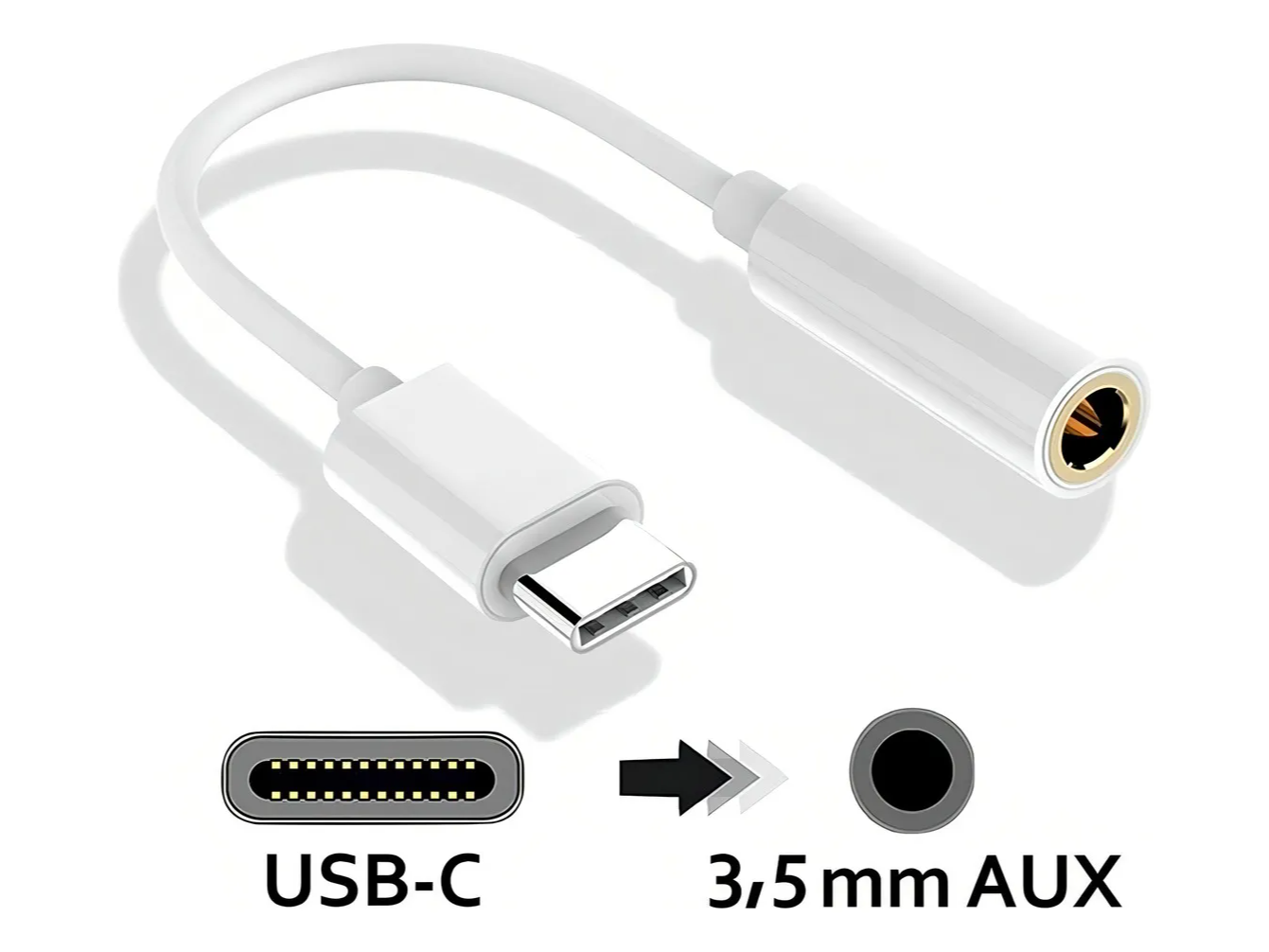 Adaptador Audio Usb C A 3.5mm