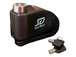 Candado Blindado Traba Disco Con Alarma Moto 2 Llaves 7mm