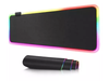 Mouse Pad Rgb Gamer Usb Luz Led 80x30 Cm Retroiluminado Color Negro