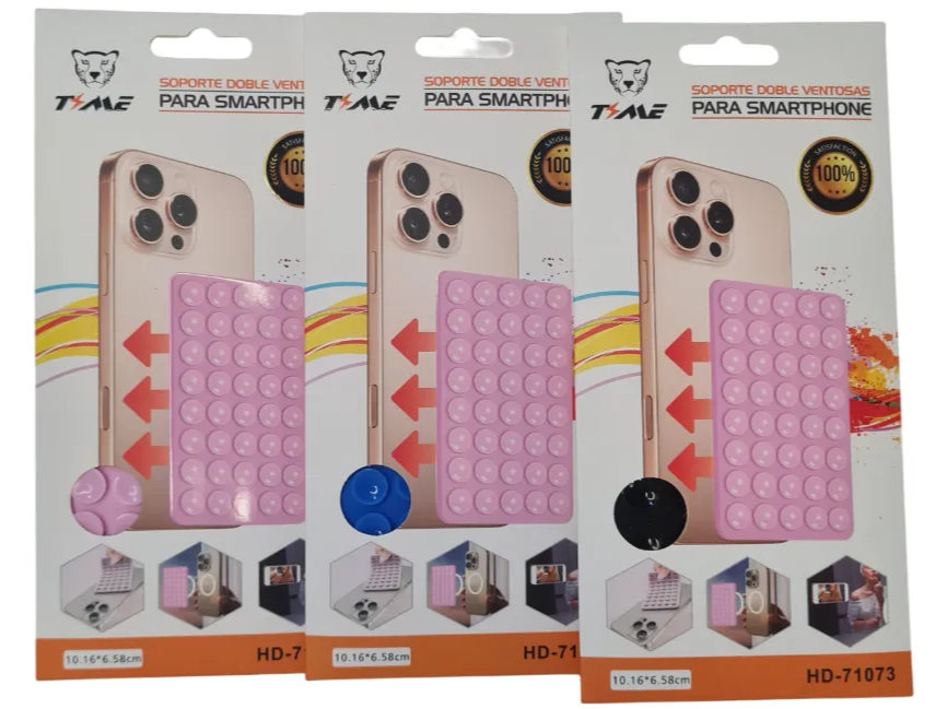 Soporte Doble Ventosas Para Celular
