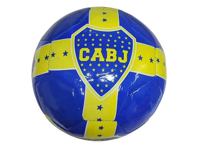 Pelota De Fútbol Nº5 Cuero Sintético Boca River Avellaneda