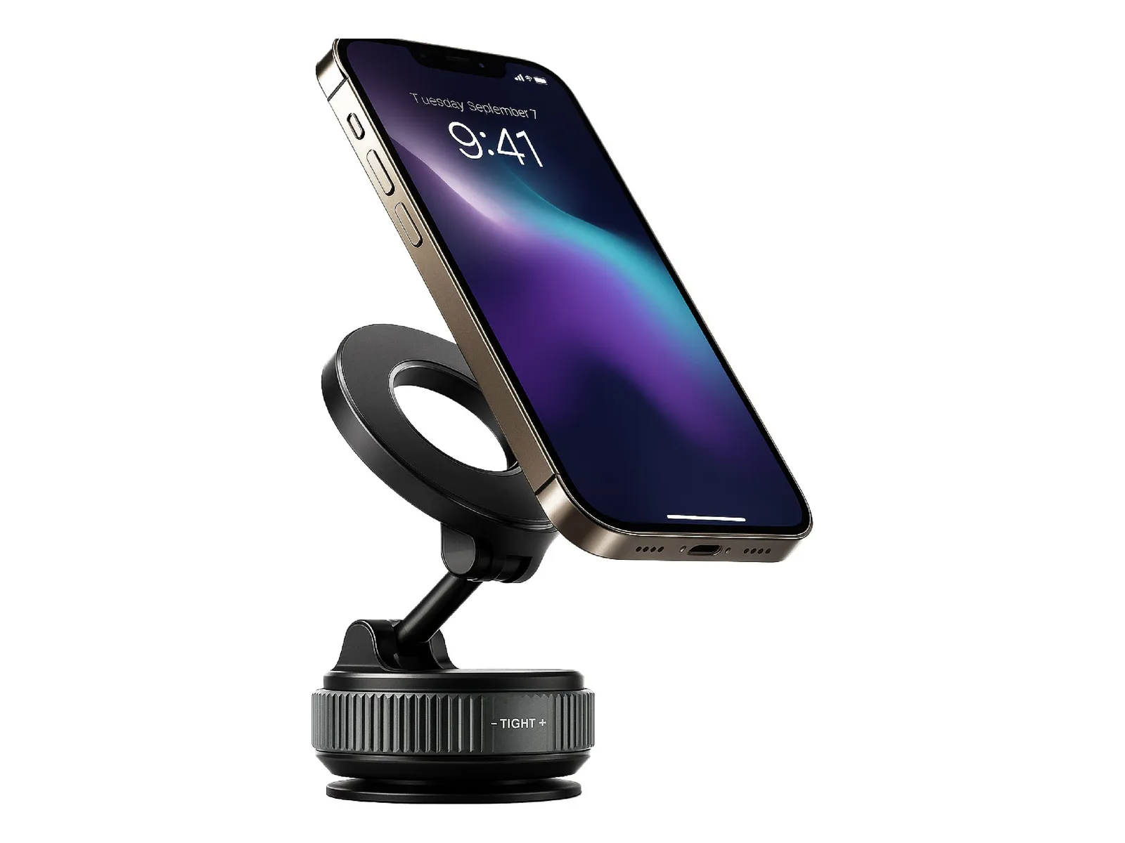 Soporte Celular Auto Magnético 360° Con Ventosa