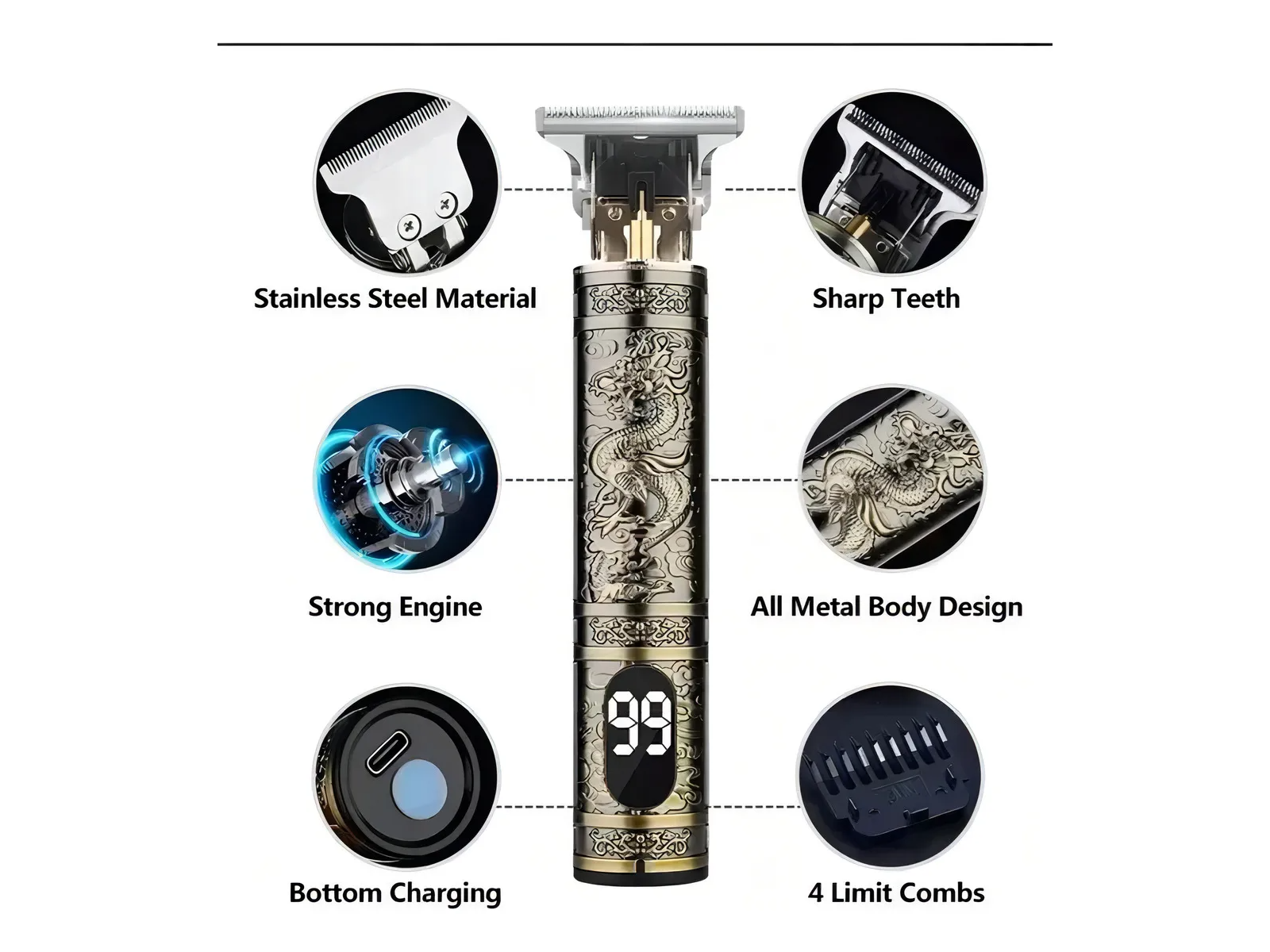 Patillera Con Pantalla