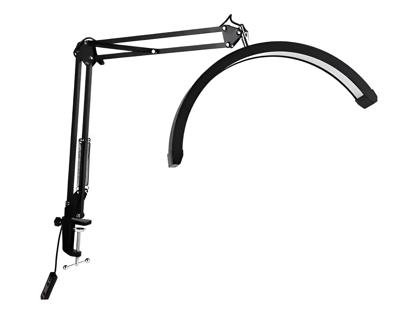 Lampara Articulada Flexible Velador Esteticistas Media Luna