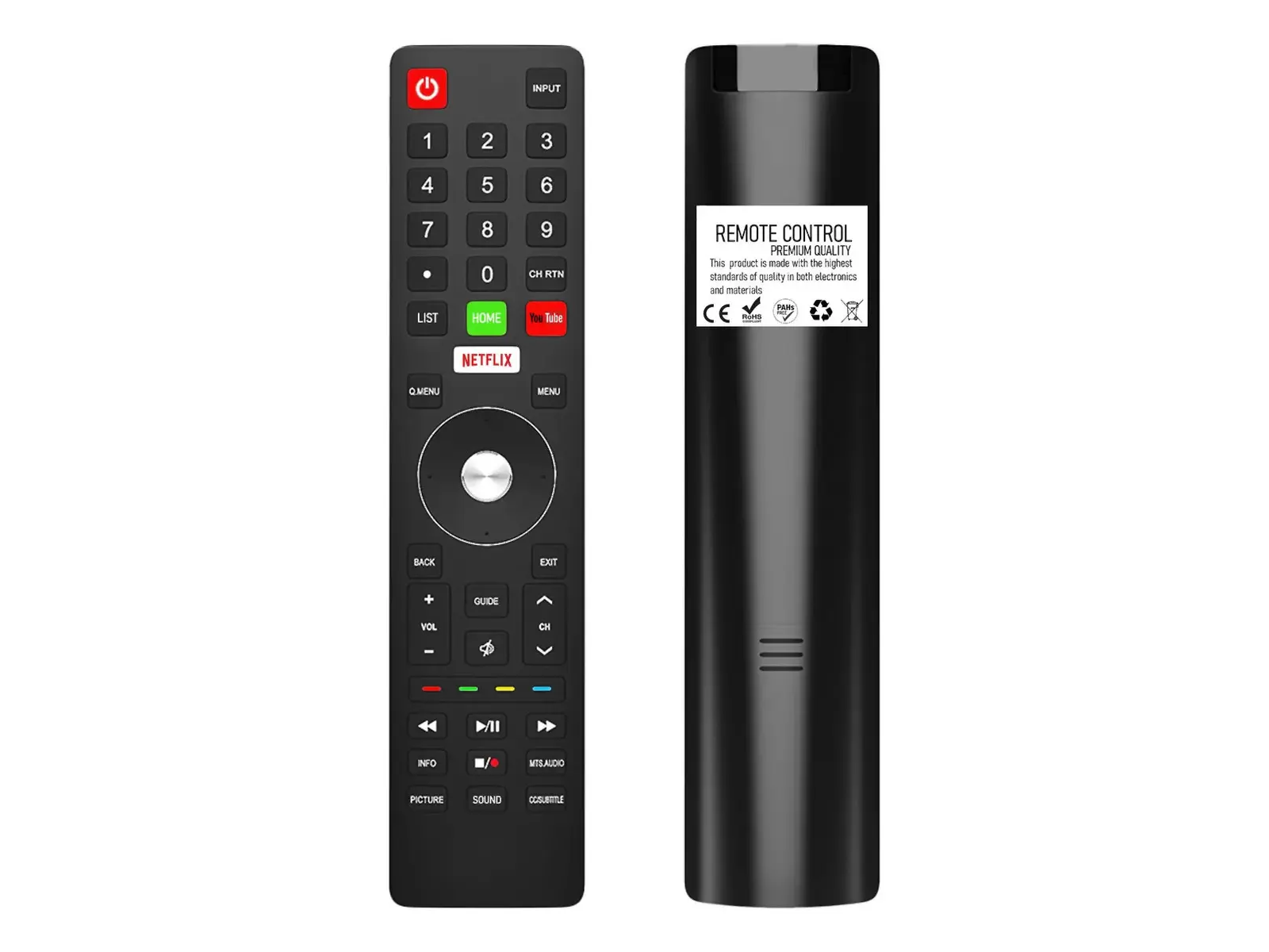 Control Remoto LCD LED Smart TV Top House BGH Kodak