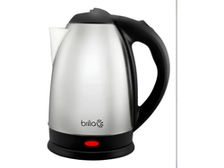 Jarra Pava Eléctrica Acero Inox. 2l Brilia Corte Automático