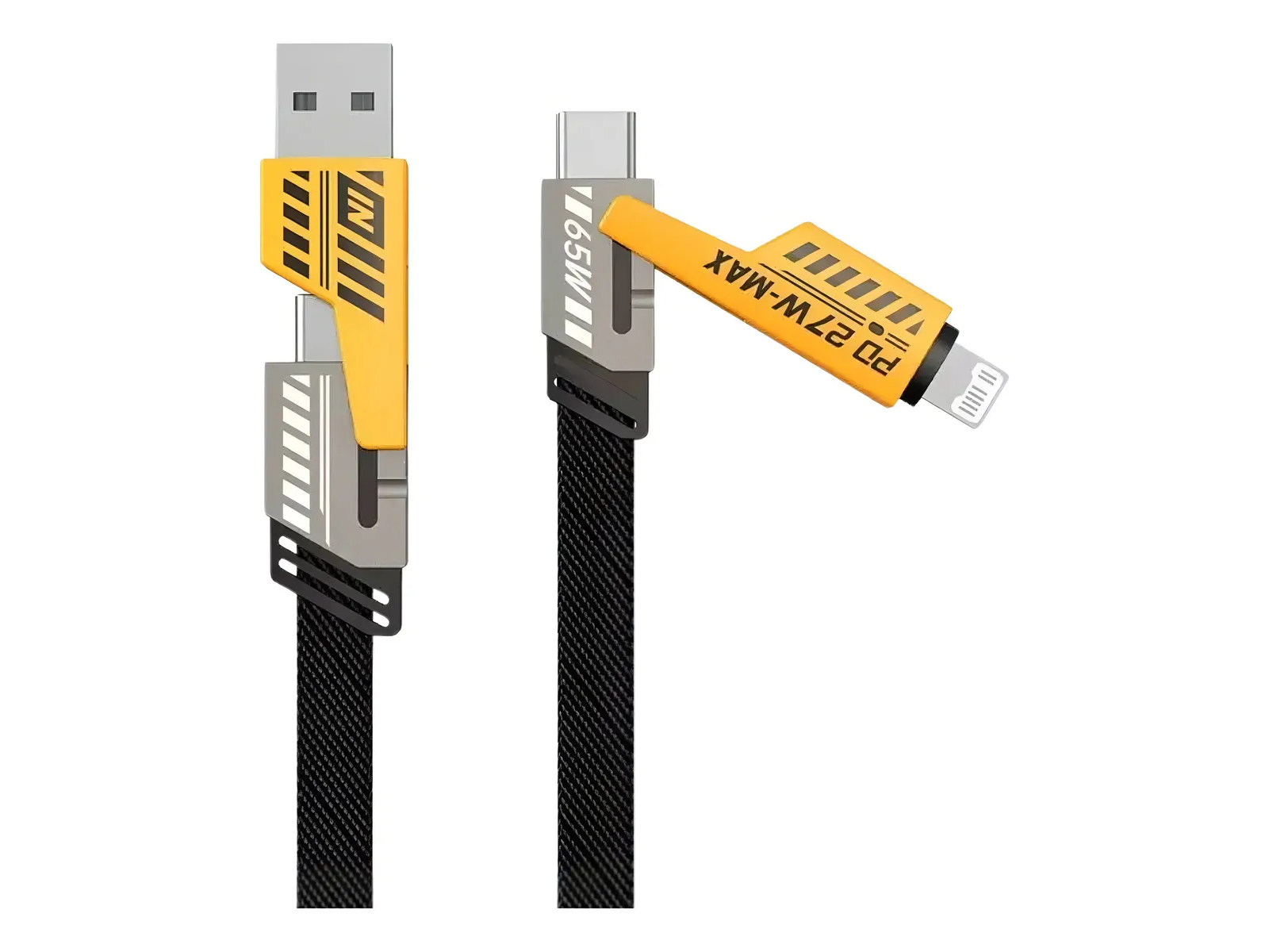 Cable USB Tipo C para Iphone Android 65w Usb A y C 4 en 1