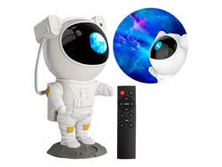 Lámpara Astronauta P01-PRO Proyector Luz De Noche Estrellas Galaxia Color de la estructura Blanco