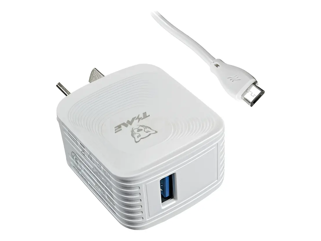 Cargador 220v Usb 2.1a + Cable Micro Usb Carga Rápida