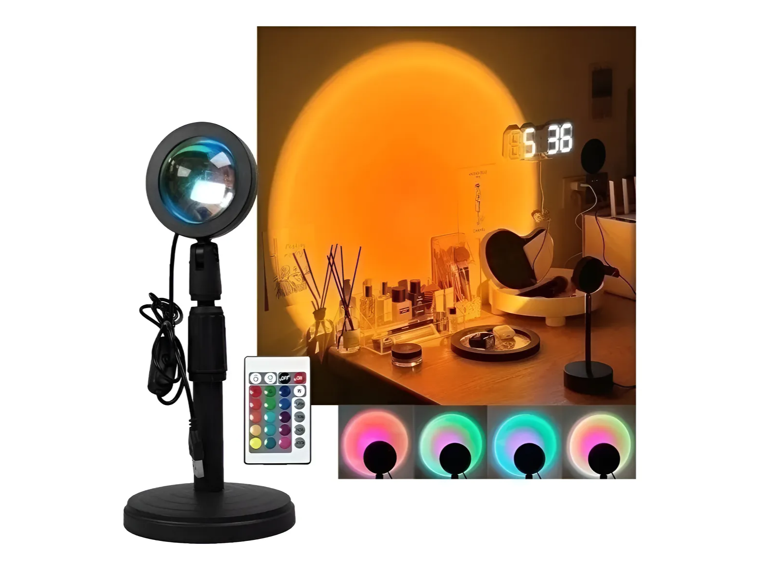 Sunset Proyector Lampara